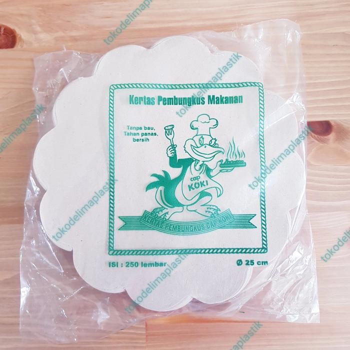 Pilihan- Kertas Nasi Bunga / Kertas Nasi Bulat - 25Cm / 28Cm