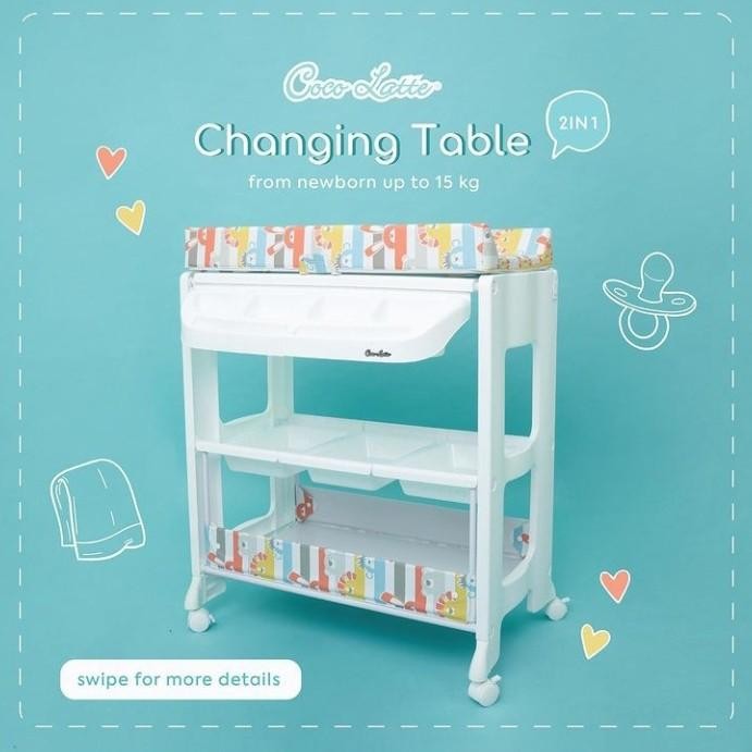 Baby Tafel Cocolatte / Changing table / meja mandi bayi