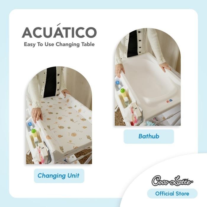 Cocolatte Acuatico / Bak Mandi Bayi / Changing table