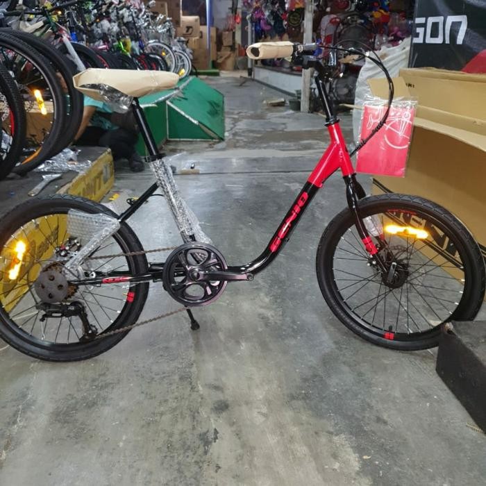 Termurah Sepeda Genio 20 Inch Minivelo Nuke 7 Speed