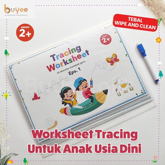 

NEW PRODUK BUYEEGIFT - TRACING WORKSHEET - LEMBAR KERJA AKTIVITAS BELAJAR MENULIS - BUKU BELAJAR