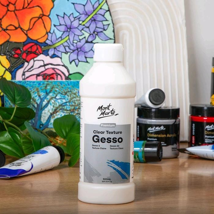 

NEW PRODUK MONT MARTE CLEAR TEXTURE GESSO PREMIUM 500ML MAWAR-89