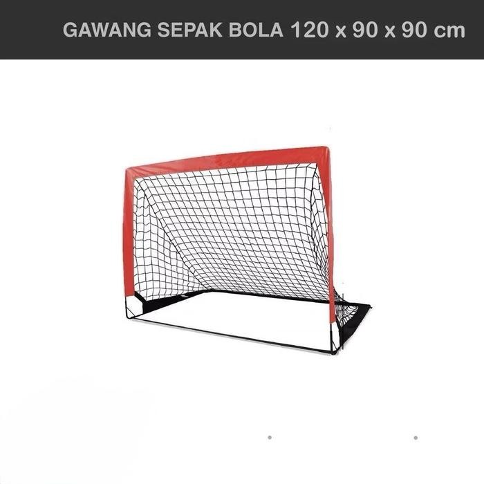 potence gawang sepak bola besar foldable gawang portable lipat 120*90*90 gawang futsal sepak bola