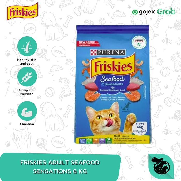Pilihan- Makanan Kucing Friskies Seafood Sensations 7 Kg / Friskies 7Kg Friskis