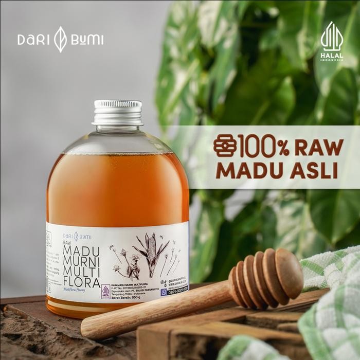 

Dari Bumi Madu Murni Multiflora 650 Gram Raw Honey x BM FARM
