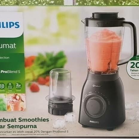 PHILIPS Blender HR2157 Tritan Jar 2 L Blender PHILIPS Duravita Hr-2157