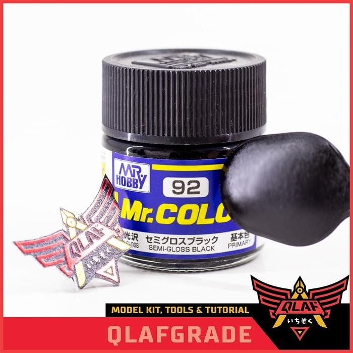 

Mr Color SEMI GLOSS BLACK C92 C 92 cat lacquer airbrush model kit