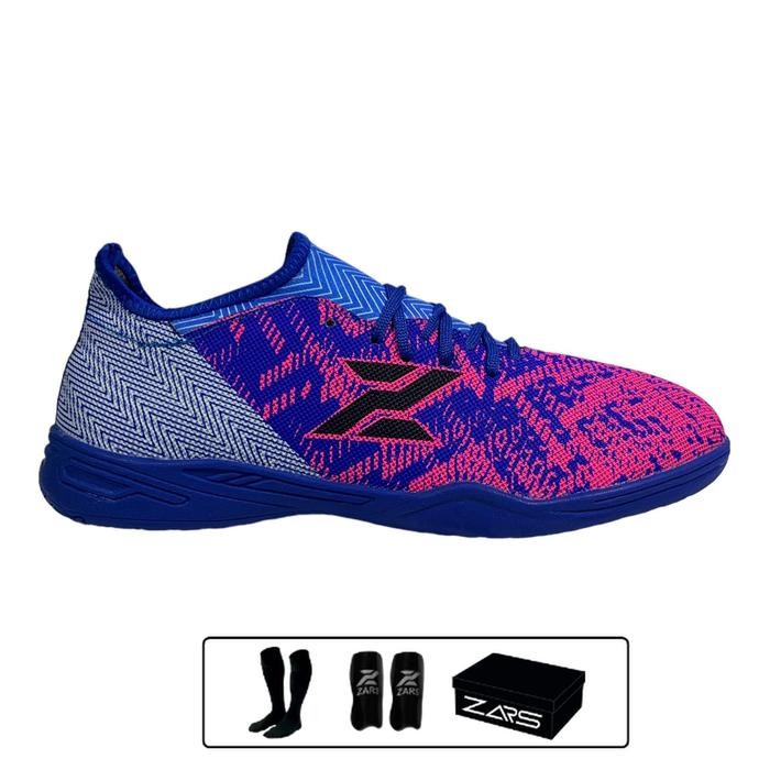 Pilihan- Zars Sepatu Futsal Nova Strike Fg Pink Blue Original Sepatu Futsal Sepatu Futsal