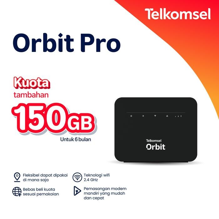 Telkomsel Orbit Pro Modem WiFi 4G High Speed