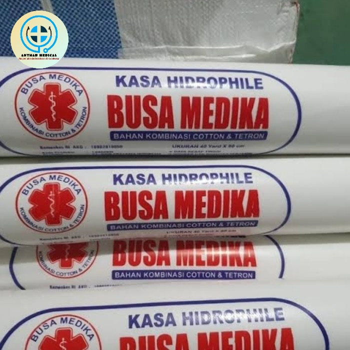 kasa hidrofil roll busa medika 40 yard x 80 cm/ kasa roll 40x80cm