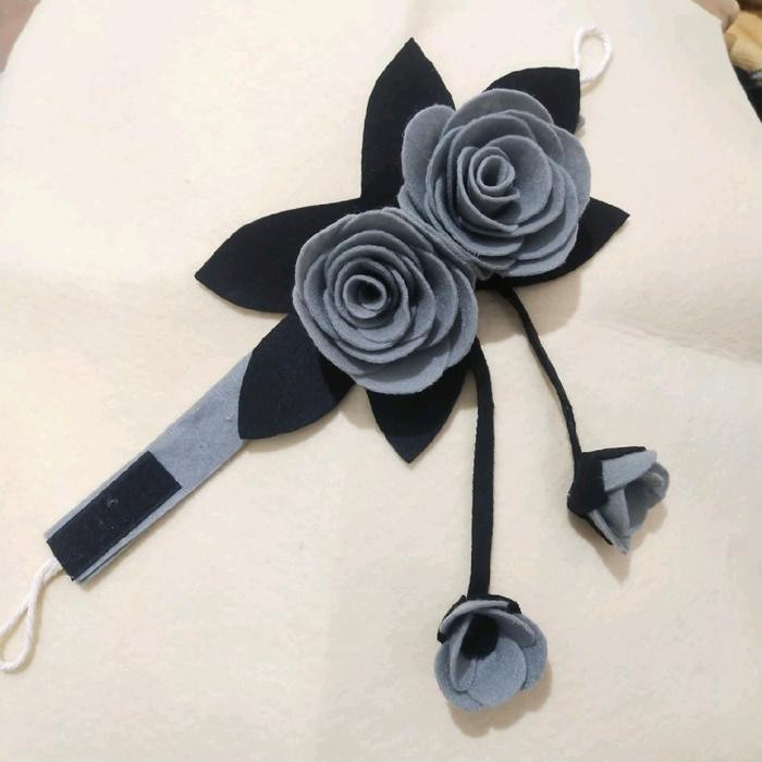 Pilihan- Ikat Gorden Bunga Mawar Baru