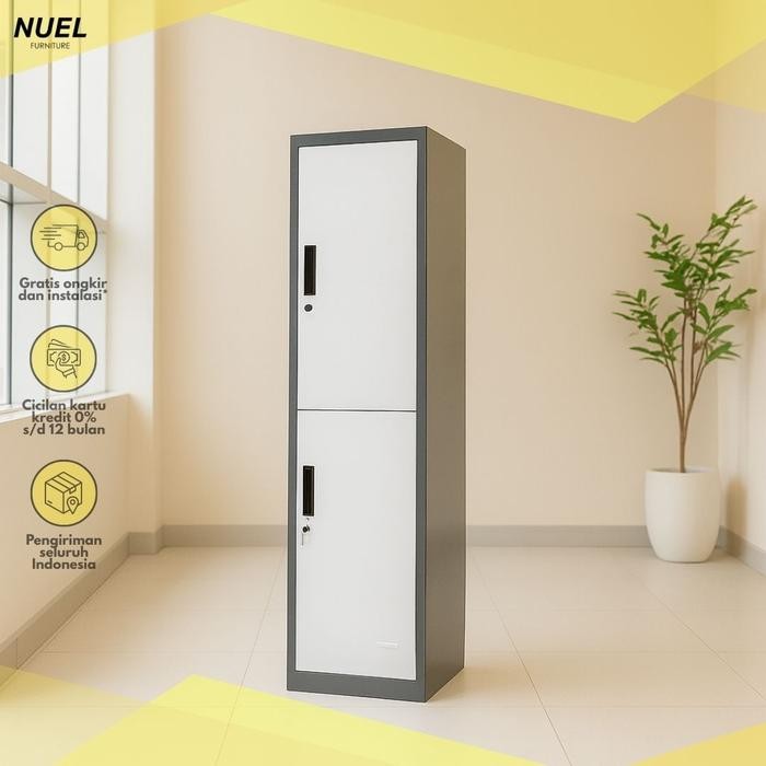 

OJ NUEL Loker Besi / Locker Besi / Kabinet Besi / Loker Besi 2 Pintu