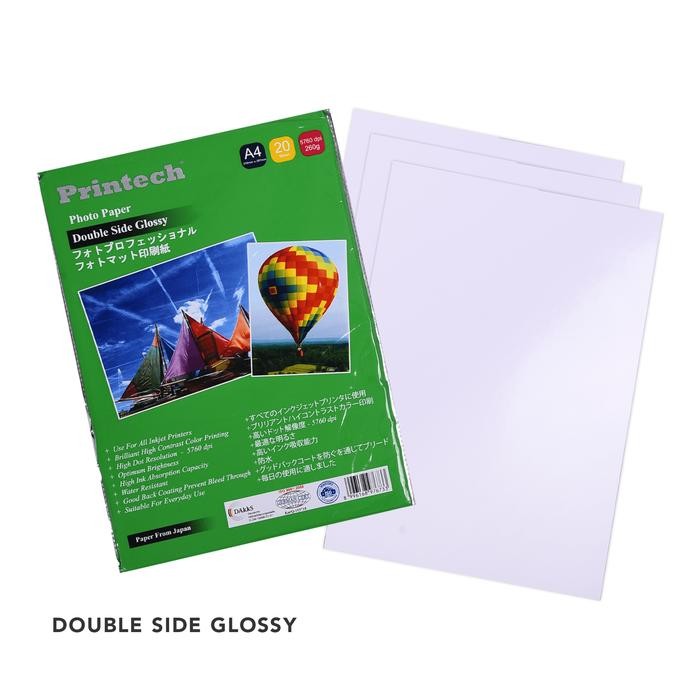

Kertas Foto / Photo Paper Printech Double Side Glossy A4 260g