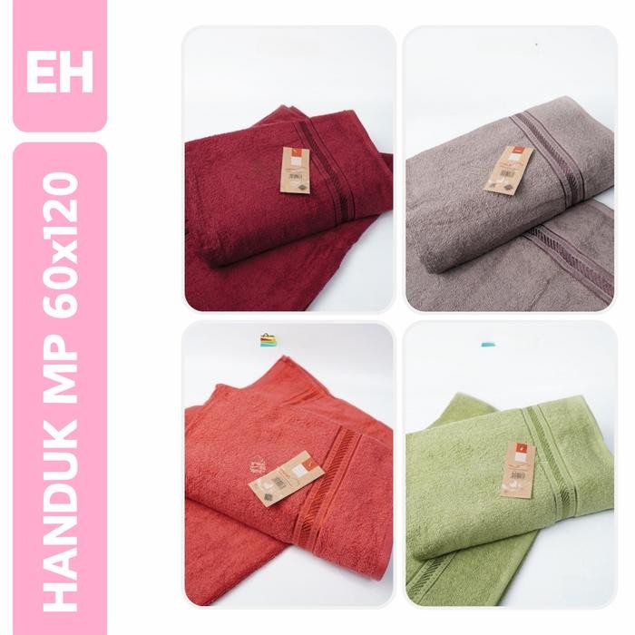 RJ GROSIR HANDUK MERAH PUTIH JUMBO NEW SERIES UKURAN 60x120 CM