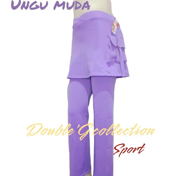 Pilihan- Double'G Collection Celana Senam Rok Kantong Size Jumbo 3Xl 4Xl 5Xl Olahraga Sport