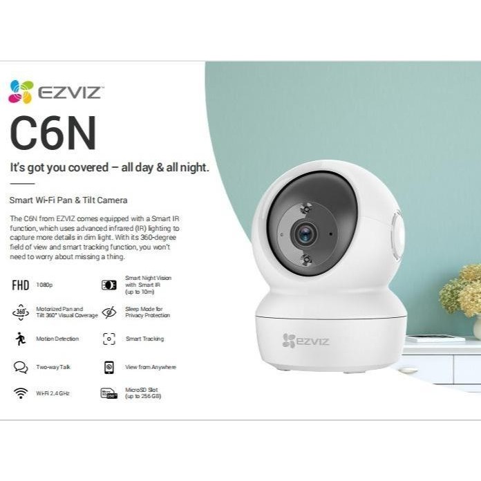 Ezviz C6N/C8C Smart WiFi Pan & Tilt Camera CCTV Ezviz C6N C8C
