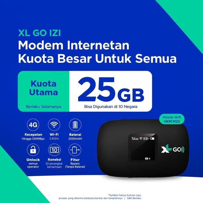 Pilihan- Mifi Modem Xl Go Modem Wifi 4G Free 25Gb Xl Go Izi [Hot Product]