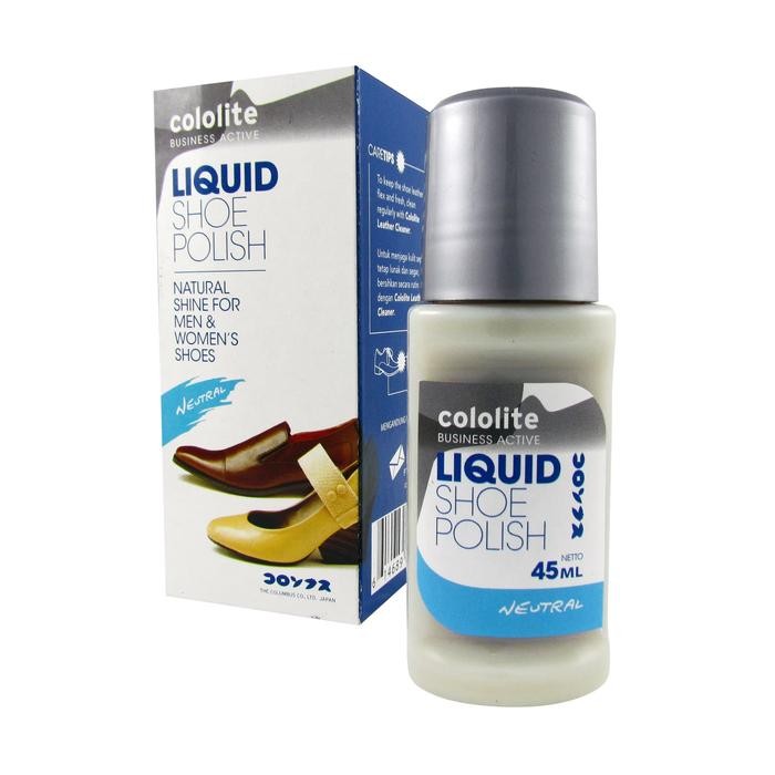 Pilihan- Cololite Liquid Shoe Polish 45 Cc Neutral