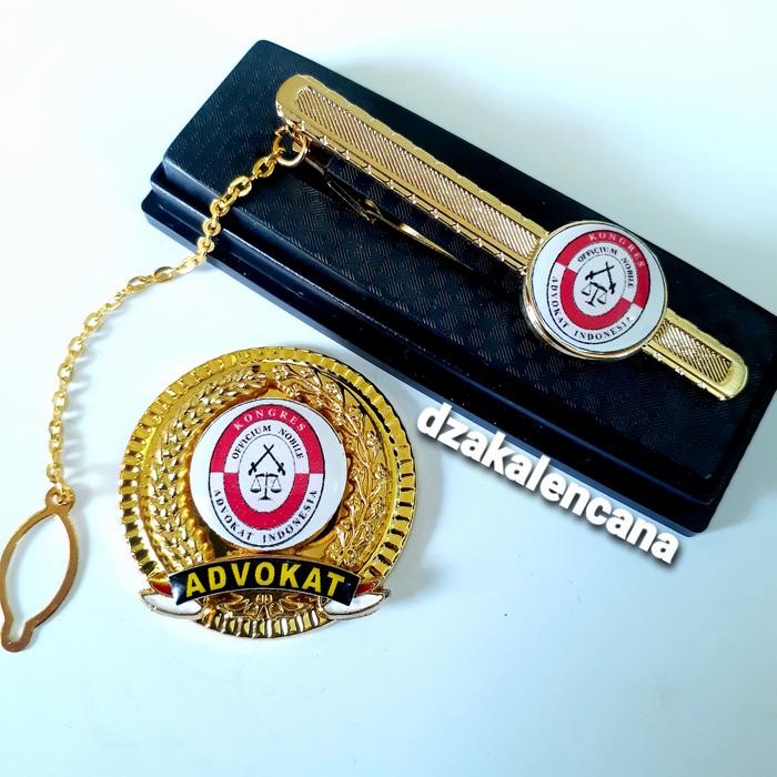 ASLI 1 SET PIN ADVOKAT KAI & JEPITAN DASI ADVOKAT KAI READY STOCK