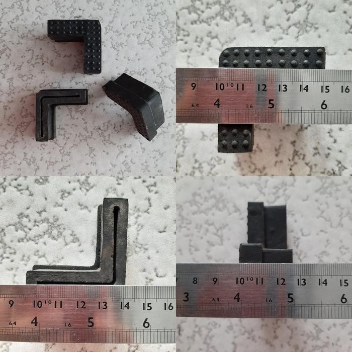 Karet Siku 4x4 Kaki Rak Siku Besi 4 x 4