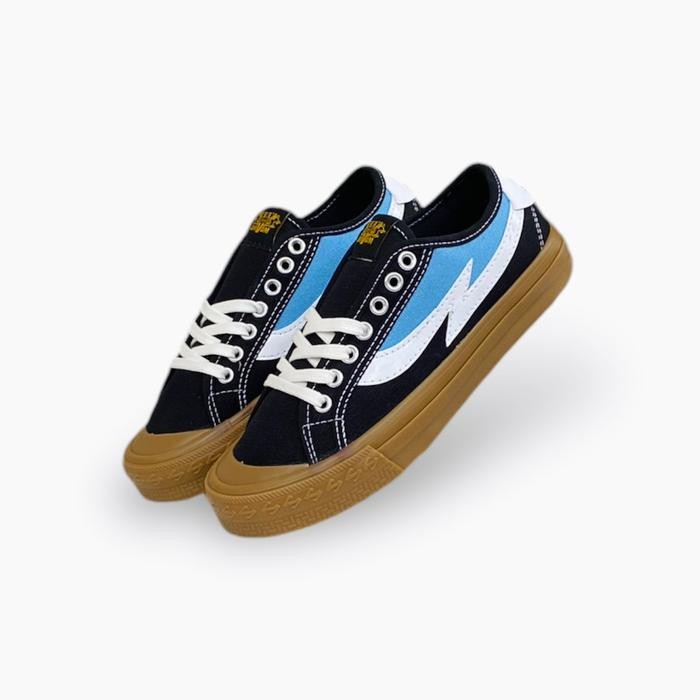 Brodo - Sepatu Sneakers Casual Bluenepal Gum Shoes Pria Putih