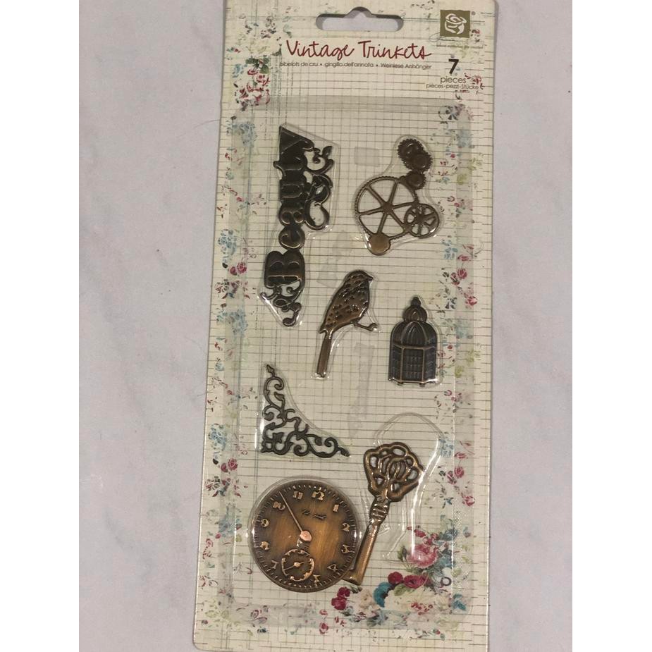 Prima Marketing scrapbook metal vintage trinket