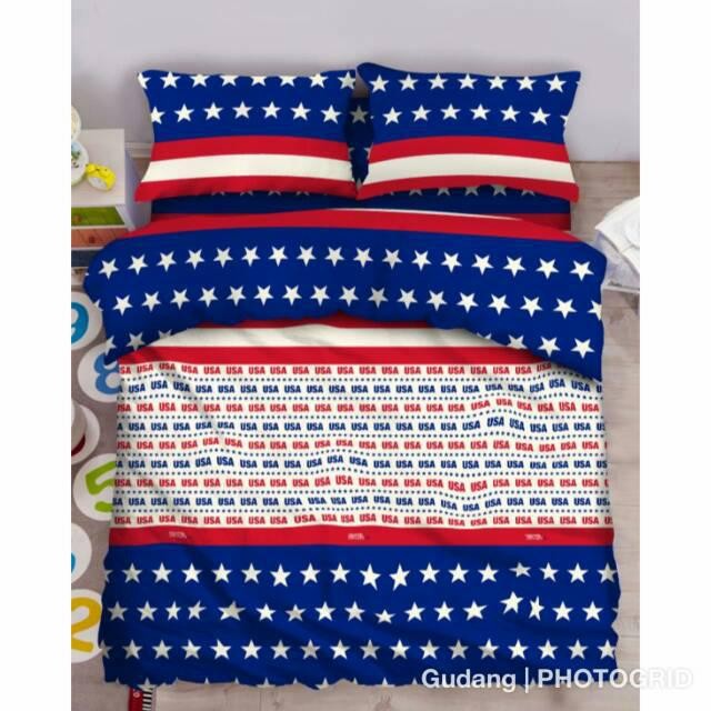 Sprei Fata 180x100 King Terlaris motif New USA