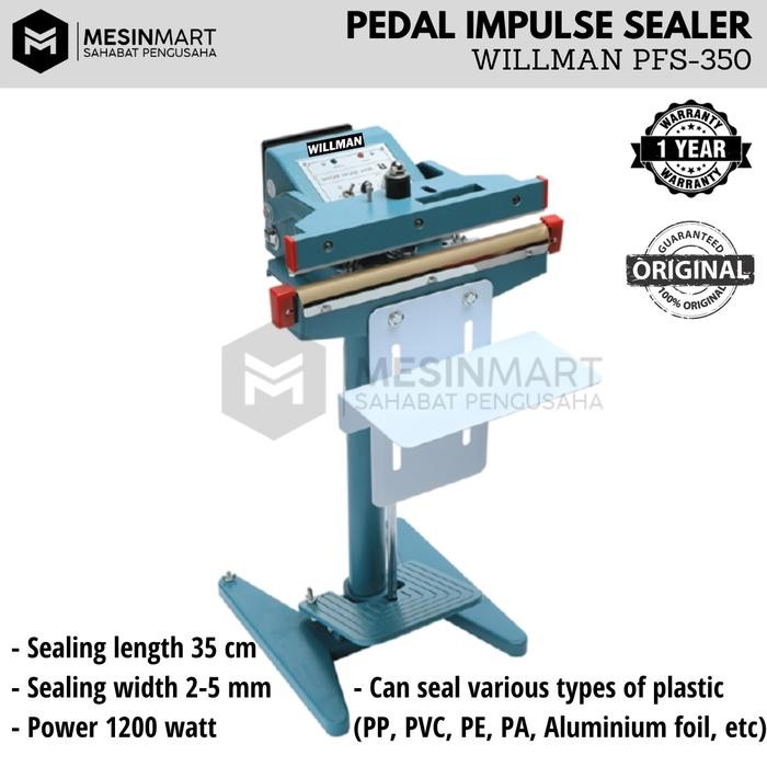 Mesin Press Plastik Injak Pedal Impulse Sealer