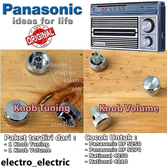 Knob Radio Panasonic National 5250 5270 4250 4210 Original 1 Paket