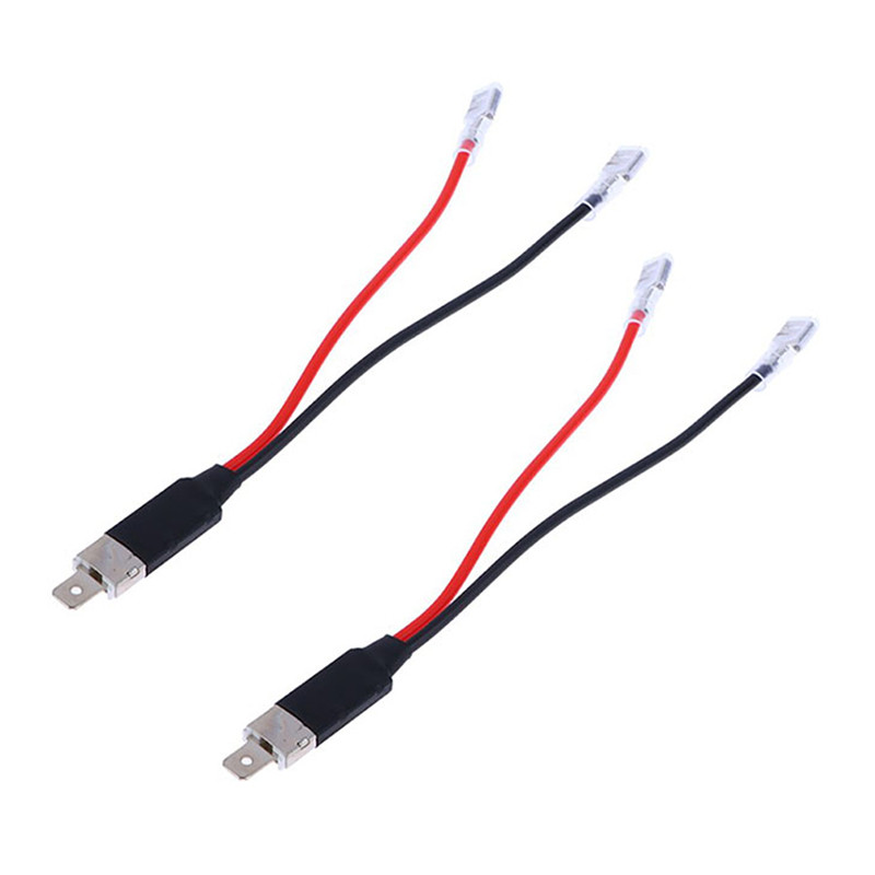 2Pcs H1 LED Single Conversion Converter Wiring Connector Cable Holder Adapter for LED Headlight Bulb