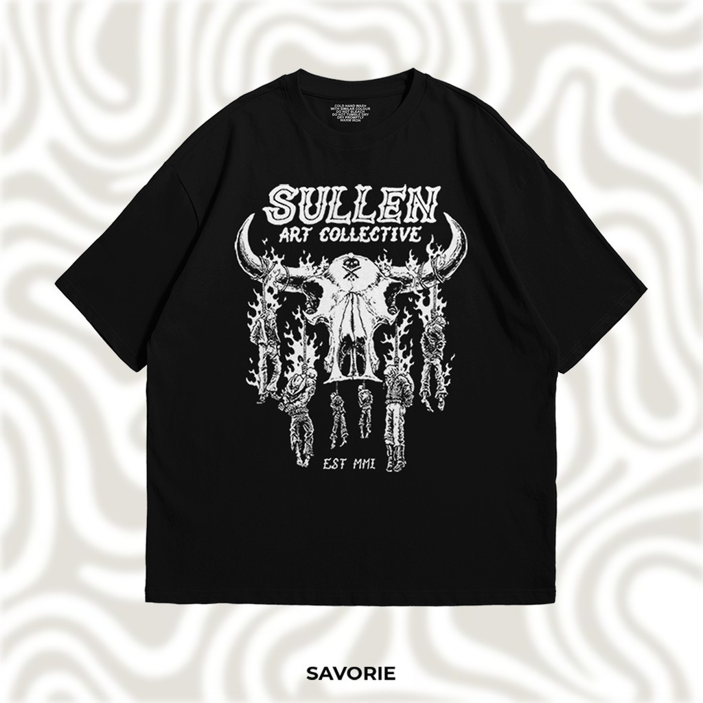 SAVORIE | SULLEN ART COLECTIVE | T-SHIRT 20s COTTON COMBED OVERSIZE