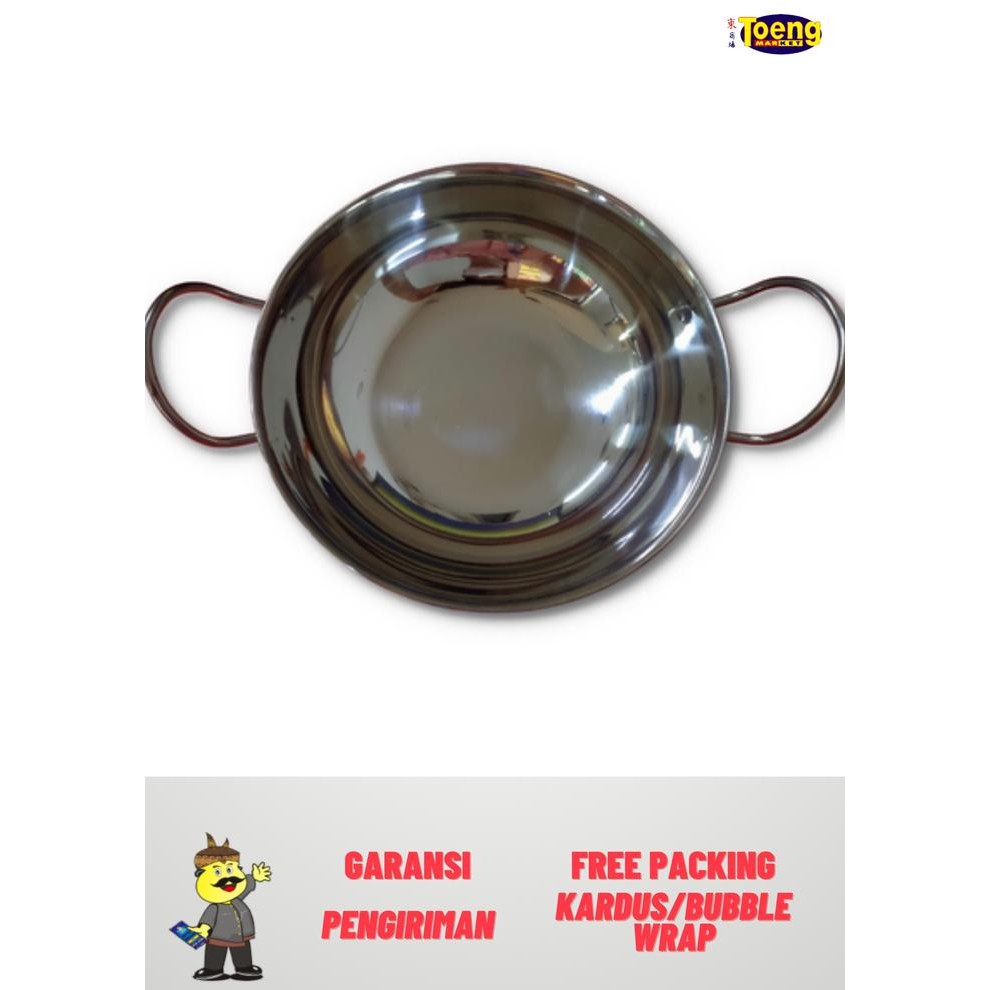 Terbaik Wajan S/S 26Cm Cookmaster / Wajan Stainless Cookmaster 100% Ori