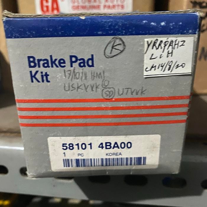 Brake pad depan hyundai arya/porter/grace h-100 ori genuine