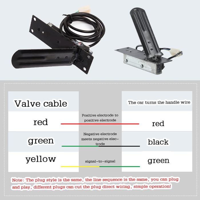 3 Kawat Pedal Gas Elektrik Tahan Air Universal Untuk Kendaraan Listrik Seperti Gokart Mobil Listrik
