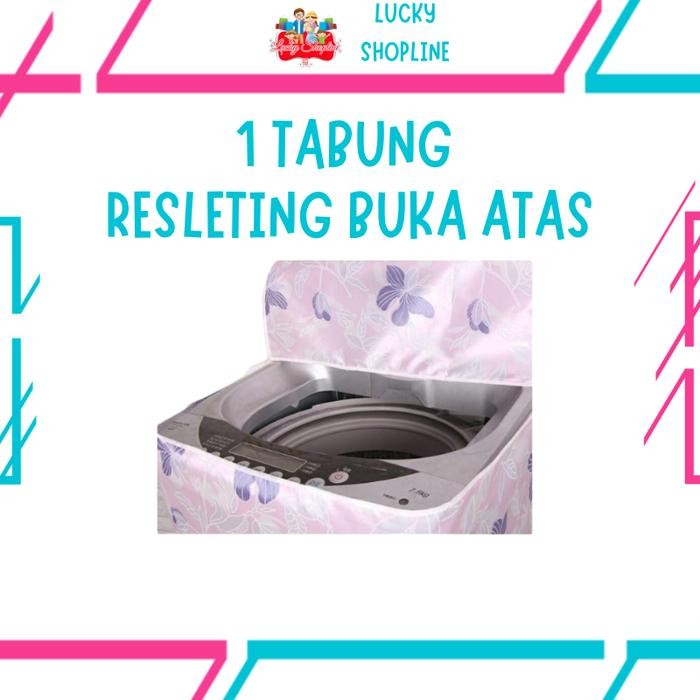 sarung mesin cuci 1 tabung - cover mesin cuci 1 tabung buka atas - cover mesin cuci - ukuran 6-14kg
