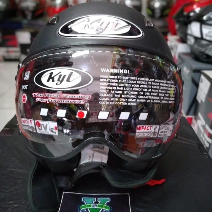 KYT HELM ELSICO 3 BLACK DOFF/GUNMETAL