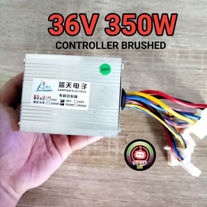 CONTROLLER 36V 350W BRUSHED KONTROLER SKUTER ELEKTRIK 36VOLT 350WATT