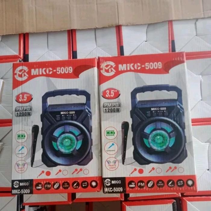 Speaker Bluetooth Karaoke LED Plus Mic XTM-5009 / MKC - 5009