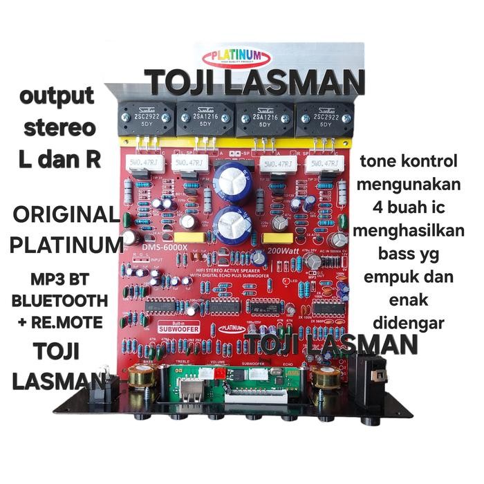 kit speaker aktif dms 6000 + mp3