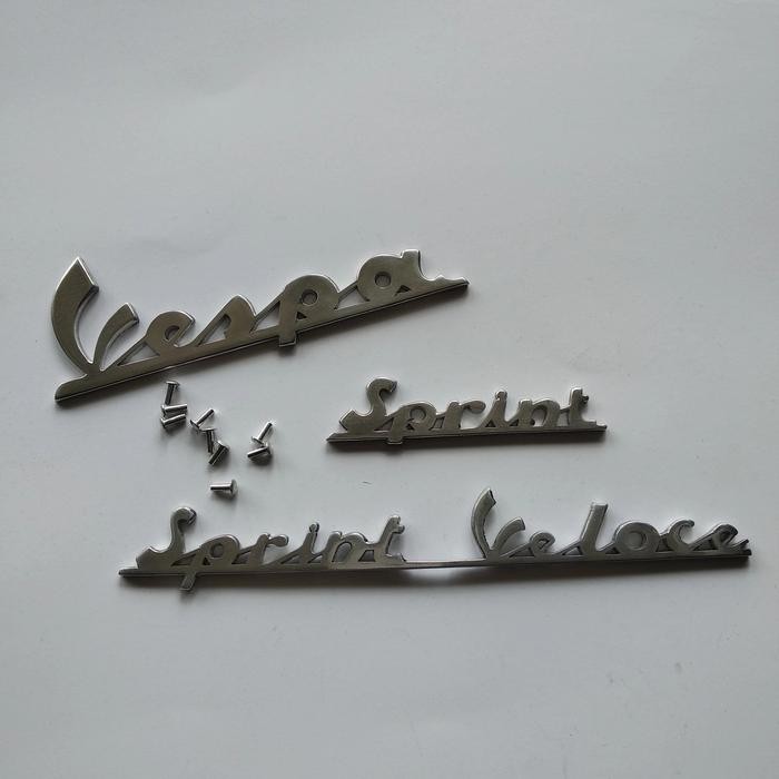 EMBLEM VESPA SPRINT VELOCE TEBEL ALMUNIUM