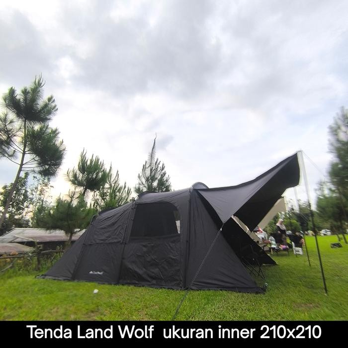 Tenda Landwolf Eclipta / Warna Hitam / Black Camp / Tenda Eclipta / Tenda dom / Glamping / Tenda