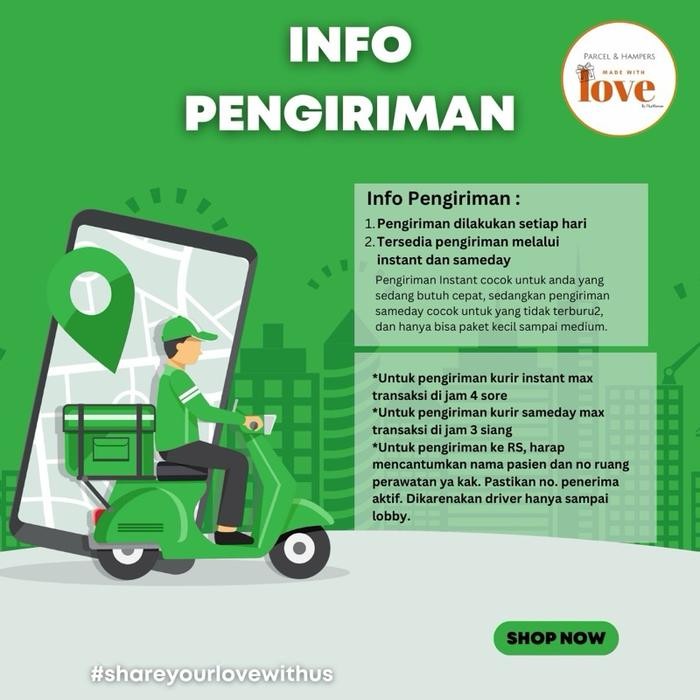 Kirim&siapmakan- Parcel Buah Segar Hampers Besek Hampers Buah Premium