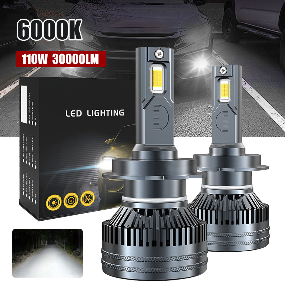 30000LM H7 H4 H11 LED Headlight Bulbs 110W High Power H1 H8 H9 HB4