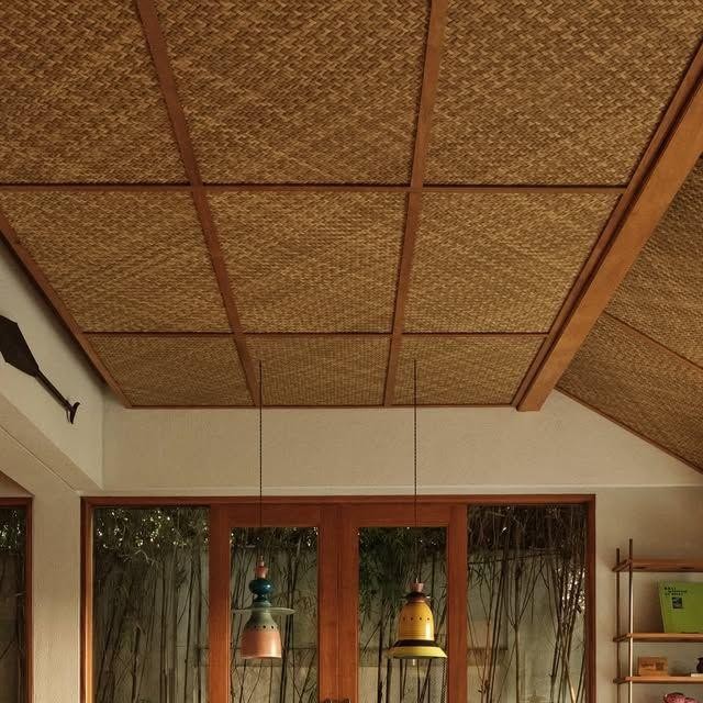 Anyaman Rotan Alam, Lembaran Rotan, Plafon Rotan