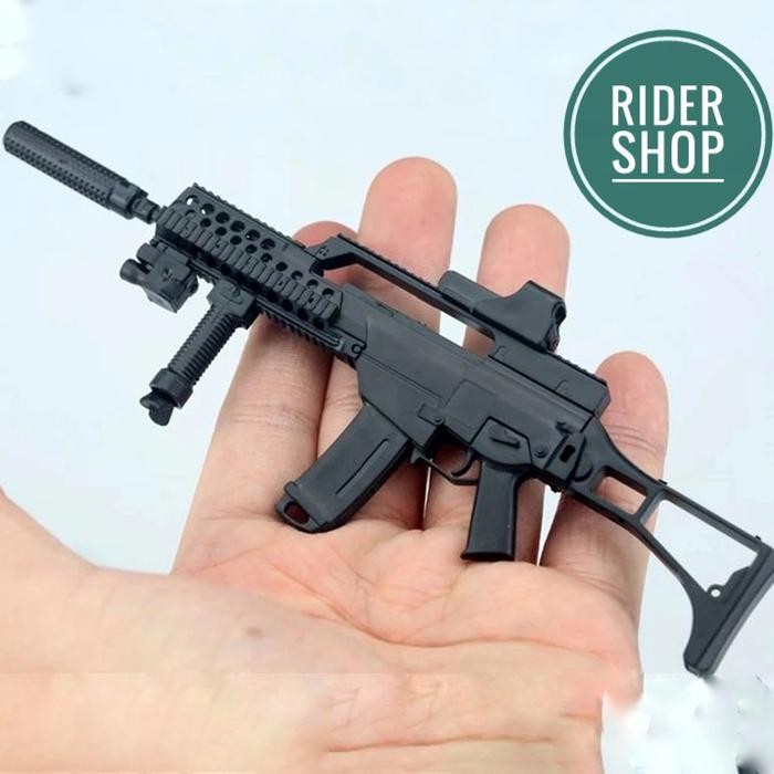 h4d2- Skala 1/6 Rifle G36 Model Kit Senjata Untuk Kitbash Figure Miniatur