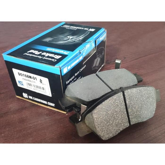 Mk Kashiyama Front Brake Pad Kampas Rem Depan Disc Honda Mobilio Tbk