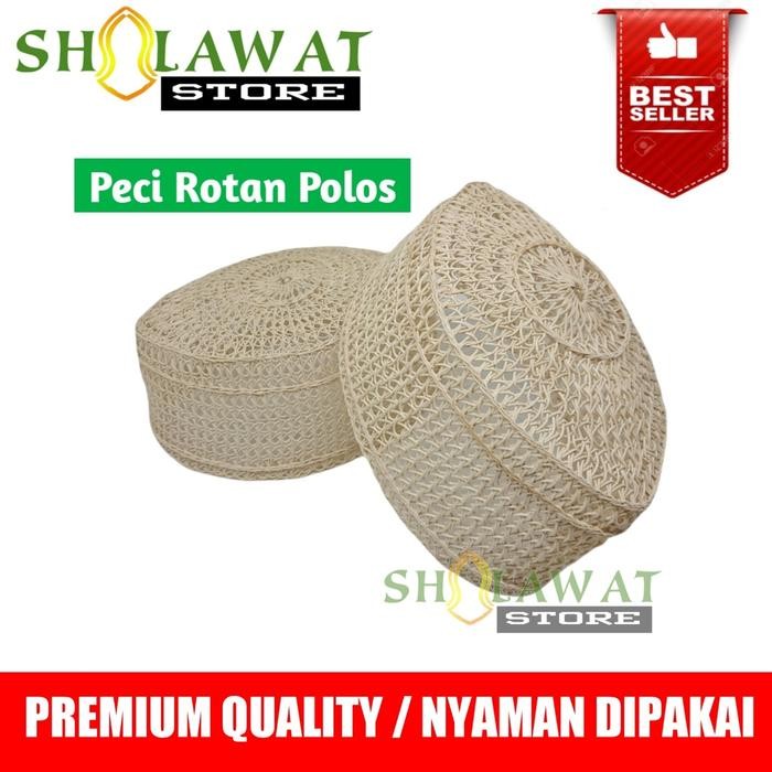 KirimCpT- [Terlaris] Peci Rotan / Kopyah Rotan / Songkok Rotan / Kopiah Rajut Rotan / Songkok