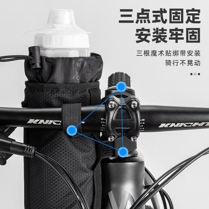 Tas Handlebar Tempat Air Minum Bidon Merk Rockbros Original