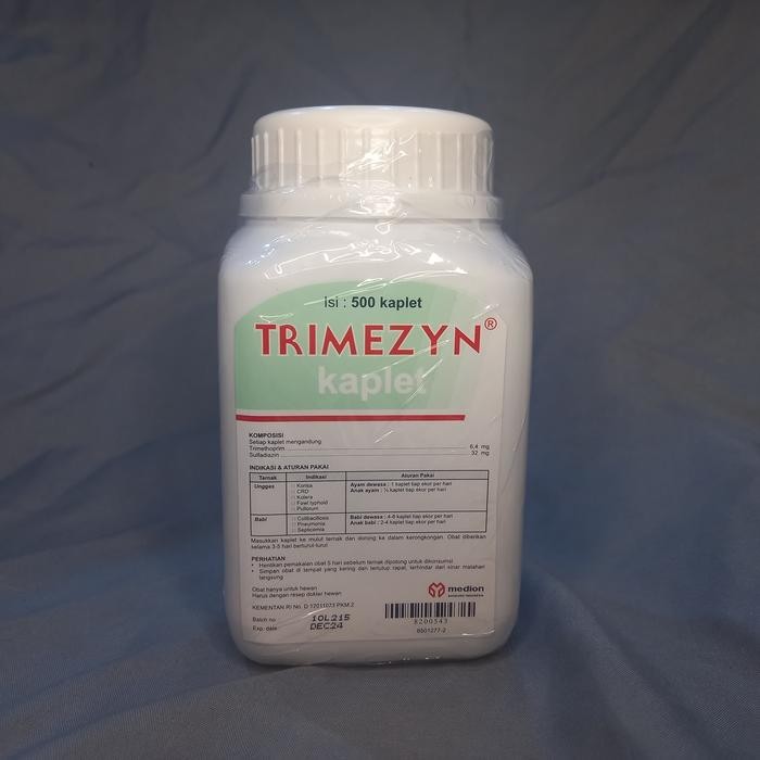 PetShoPq- Trimezyn Tablet Kaplet Kapsul Isi 500 Crd Snot Ayam