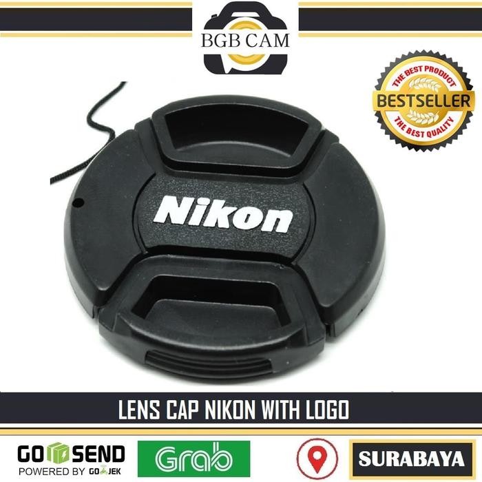 fd26- Lens Cap Kamera Nikon Diameter 55Mm / Tutup Lensa 55 Mm Dslr